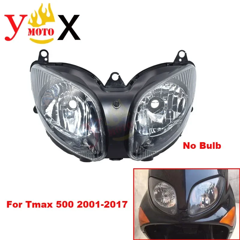 TMAX500 01-07 Maxi Scooter Front Headlight Headlamp Head Light Assembly Housing Case Cover For Yamaha TMAX500 T-MAX500 2001-2007