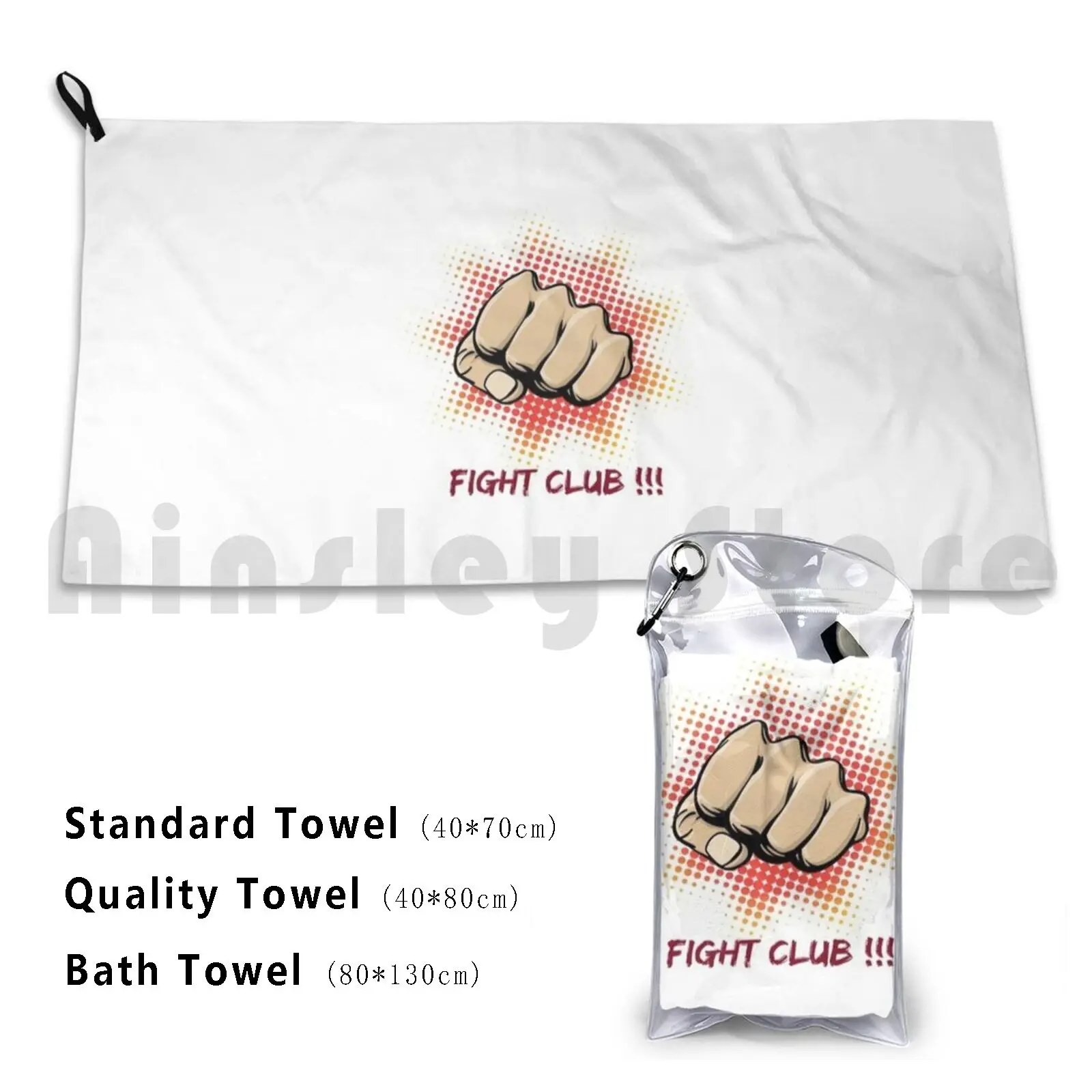 Fight Club And Accessory Custom Towel Bath Towel Fight Club