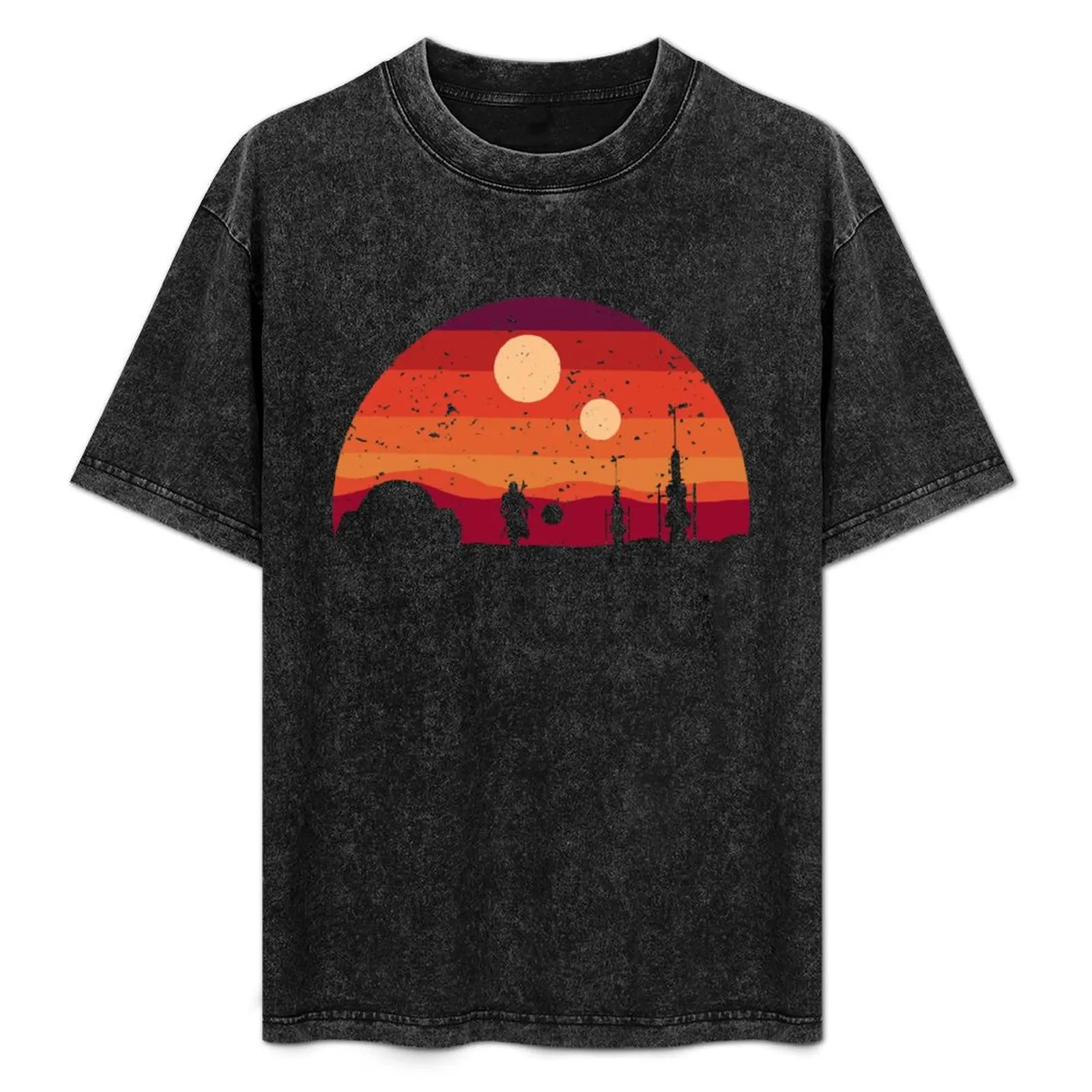

tatooine retro T-Shirt man t shirts cotton t shirts cotton 100% T-Shirt