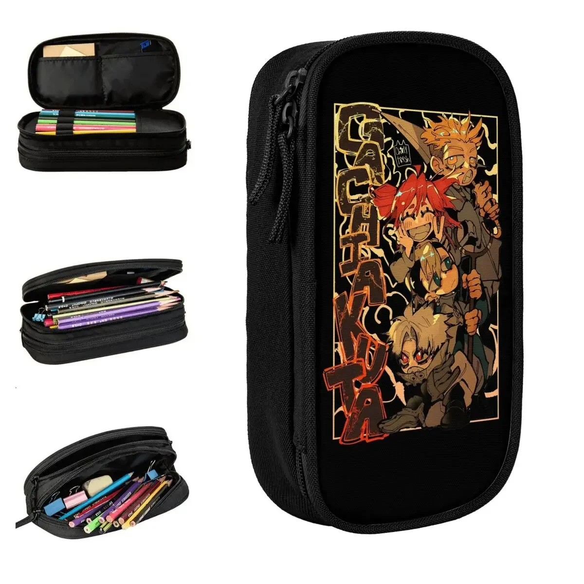 Japanese Anime Gachiakuta Cleaners Pencil Case Pencil Pouch Pen for Student Big Capacity Bag School Supplies Gift Stationery