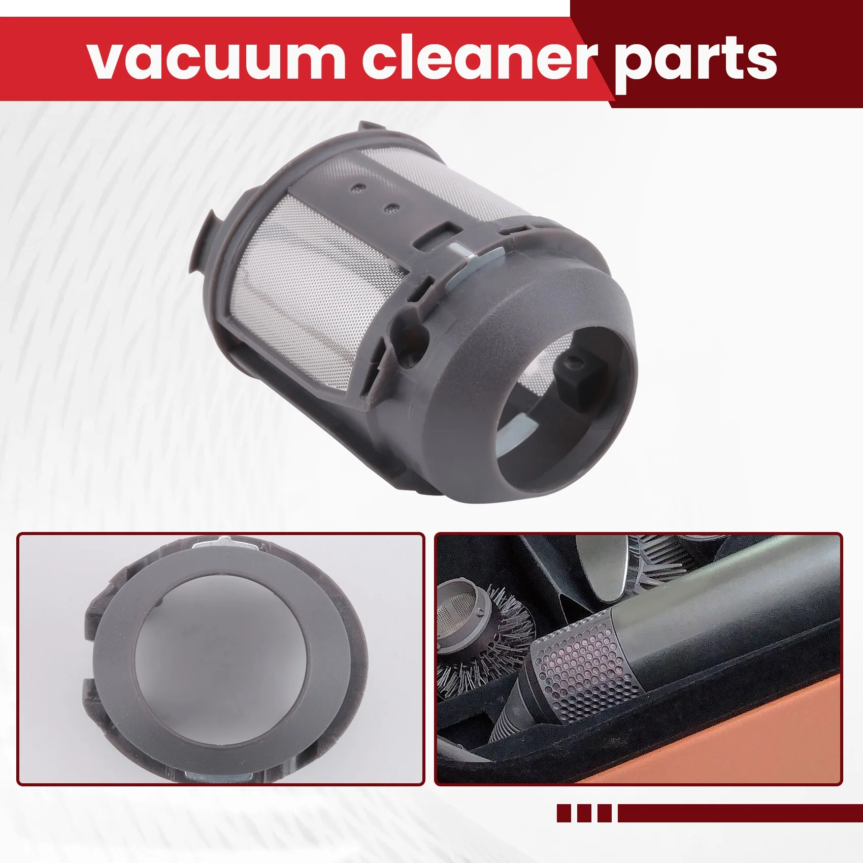 RISEN Inner Filter Replacement for Dyson Airwrap Hair Styler HS01 HS05 Models, Small Silicon Heater Surface Hair Styler Filter