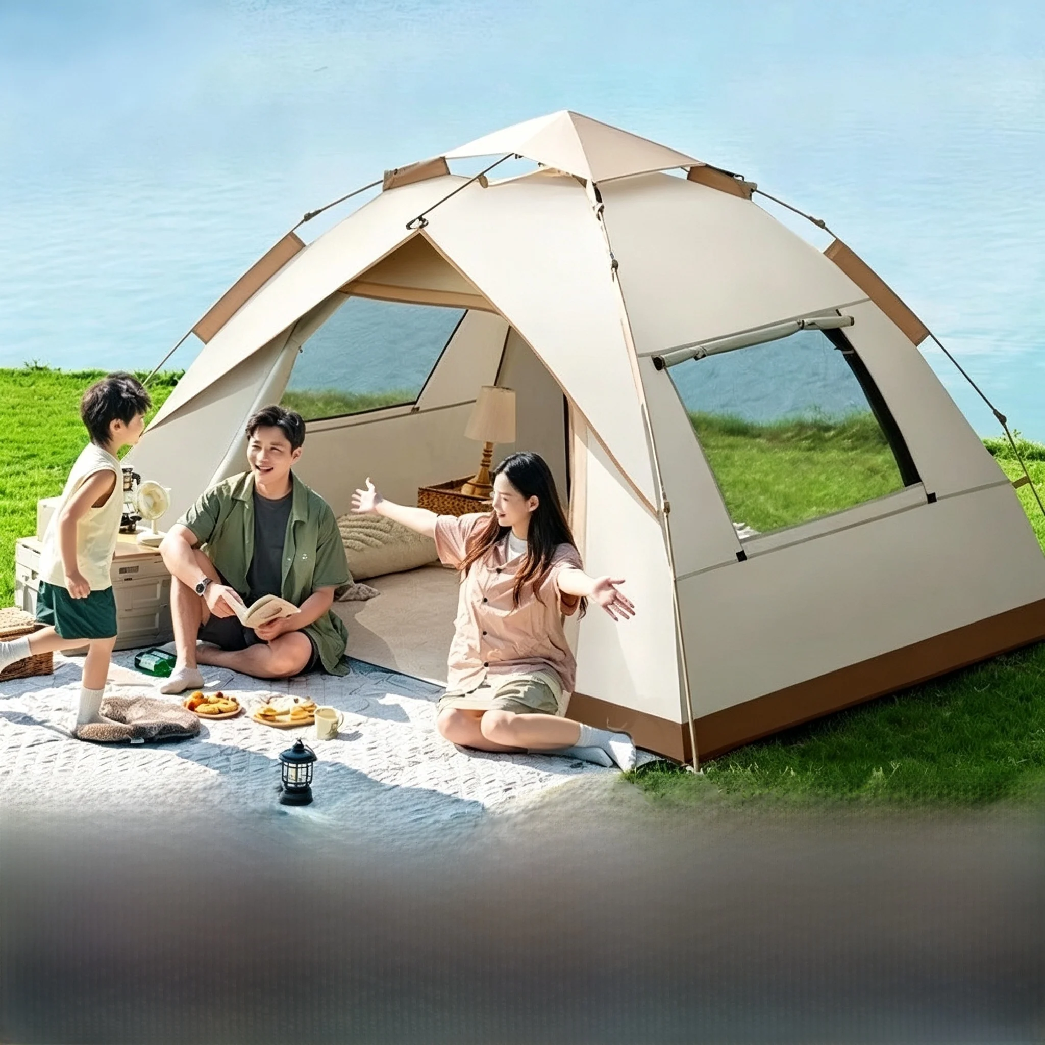 thickened-automatic-opening-tent-outdoor-camping-portable-beach-mosquito-proof-rainproof-single-layer-oxford-fabric-tent