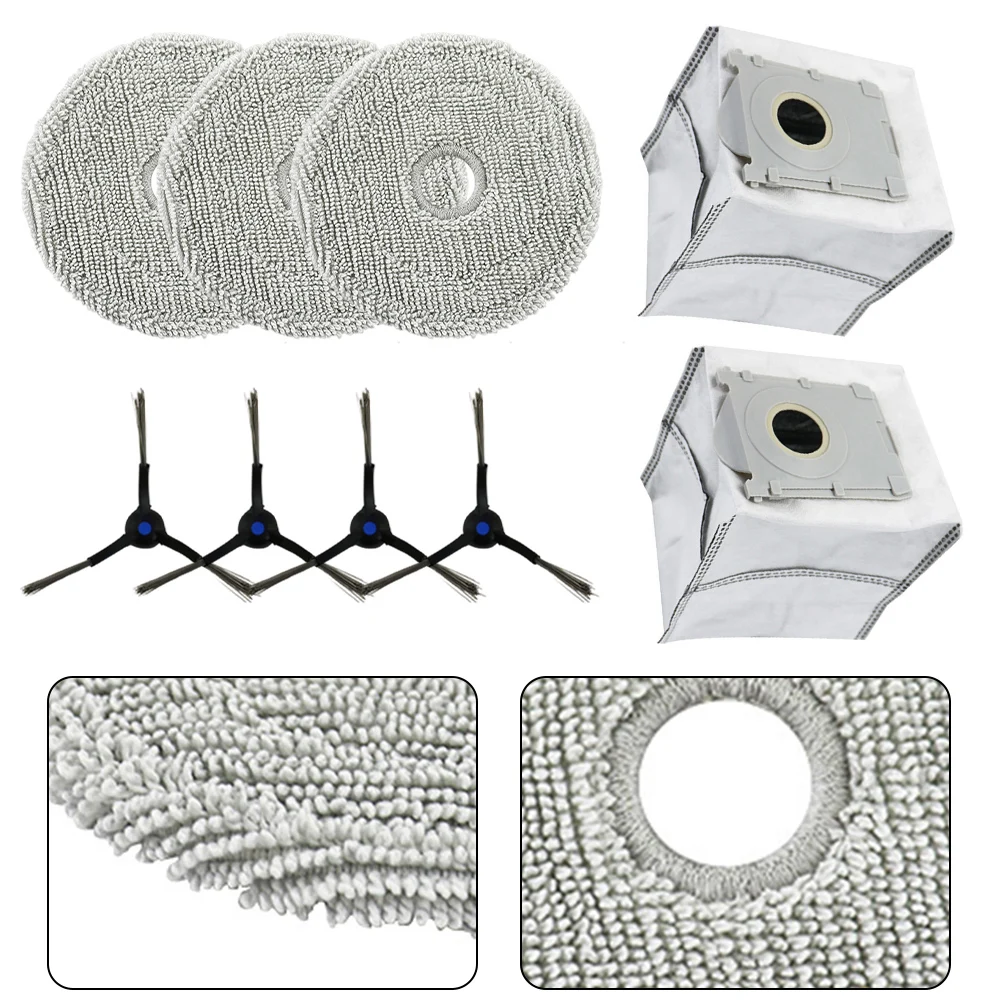 Набор пылесосов из 9 предметов: швабра, мешок для пыли и набор боковых щеток для ECOVACS для DEEBOOT и мини-пылесосов