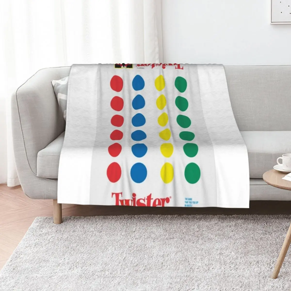 

The Twister Game Blanket Throw Blanket Soft Beds Cute Sofa Beach Blankets