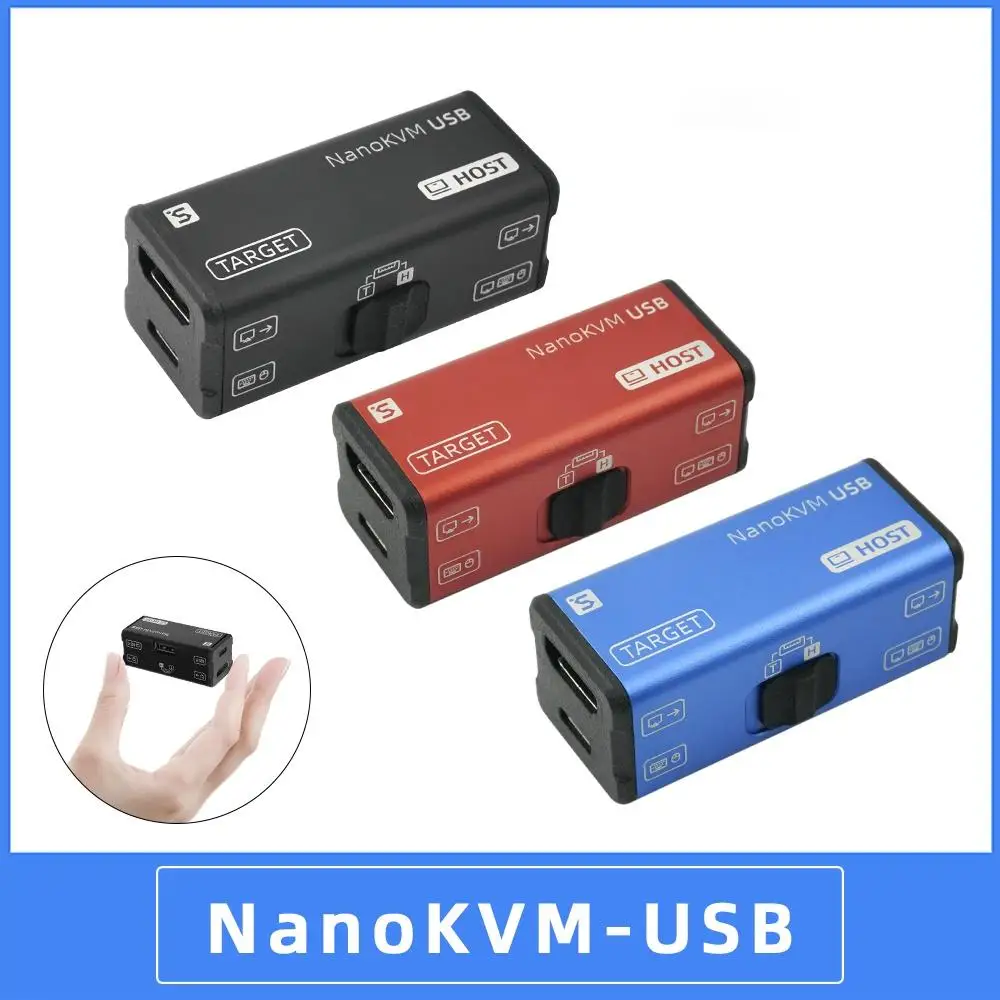 For Sipeed NanoKVM-USB Finger-sized 4K USB KVM For Servers/SBCs Convenient Operation Maintenance Multi-device Collaboration Tool