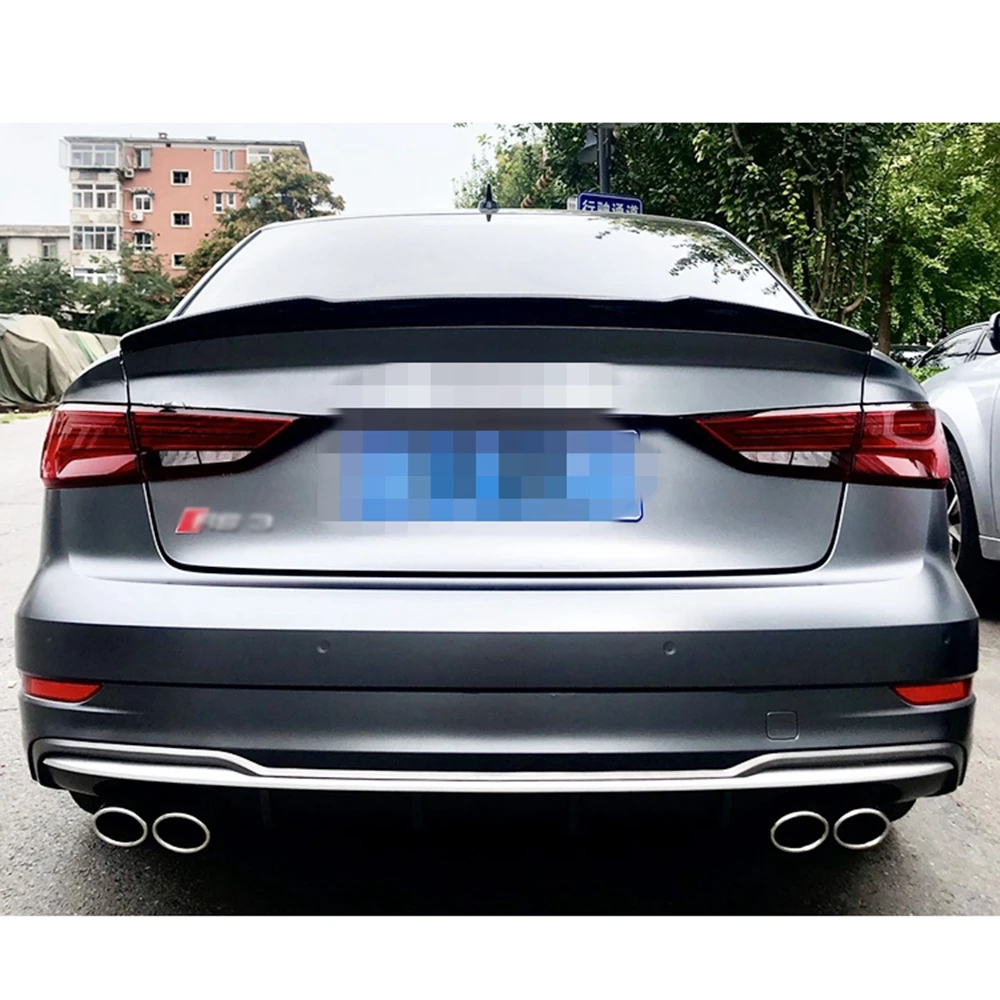 

Задний спойлер (антикрыло) из кованого карбона V-стиля для Audi A3 S3 RS3 8V Limousine Sedan 2013-2020