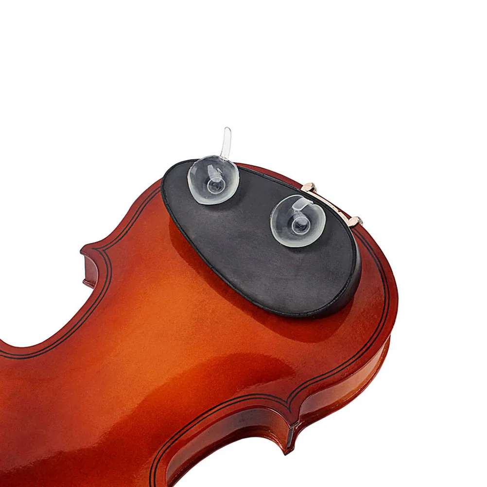 

Violin Shoulder Pads Rest with 2 Fixed Suckers TPU Decompression Sweat Absorbent