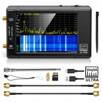 New ULTRA tinySA 100K 5.3GHz 100k-5.3GHz RF Signal Generator Handheld Tiny Spectrum Analyzer with 4-inch Display for tinySA