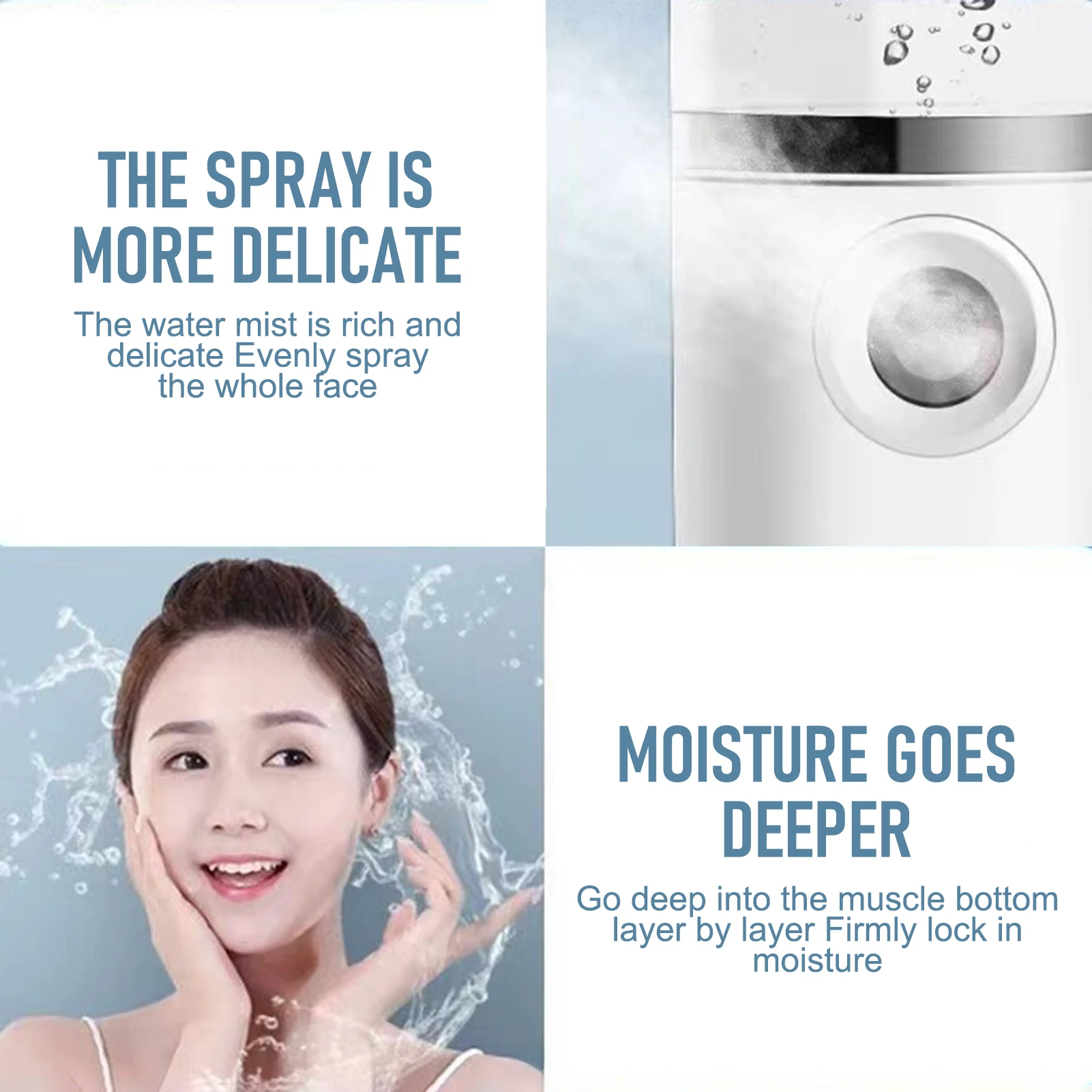 

Portable Facial Beauty Humidifier Travel Mini Humidifiers for Yoga Office Bedroom and Rest Area