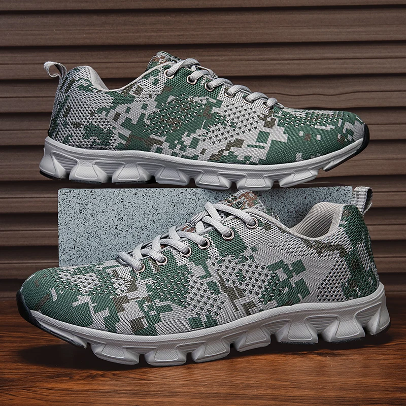

Hot Selling Summer Support Mens Sports Shoes Lightweight Original Running Shoes Fashiona Lace Up Shock-absorbing Walking Shoes