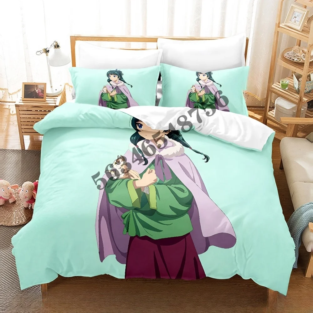 

3d Print Anime Girls The Apothecary Diaries Bedding Set Single Twin Full Queen King Size Bed Set Adult Bedroom Duvet cover Sets