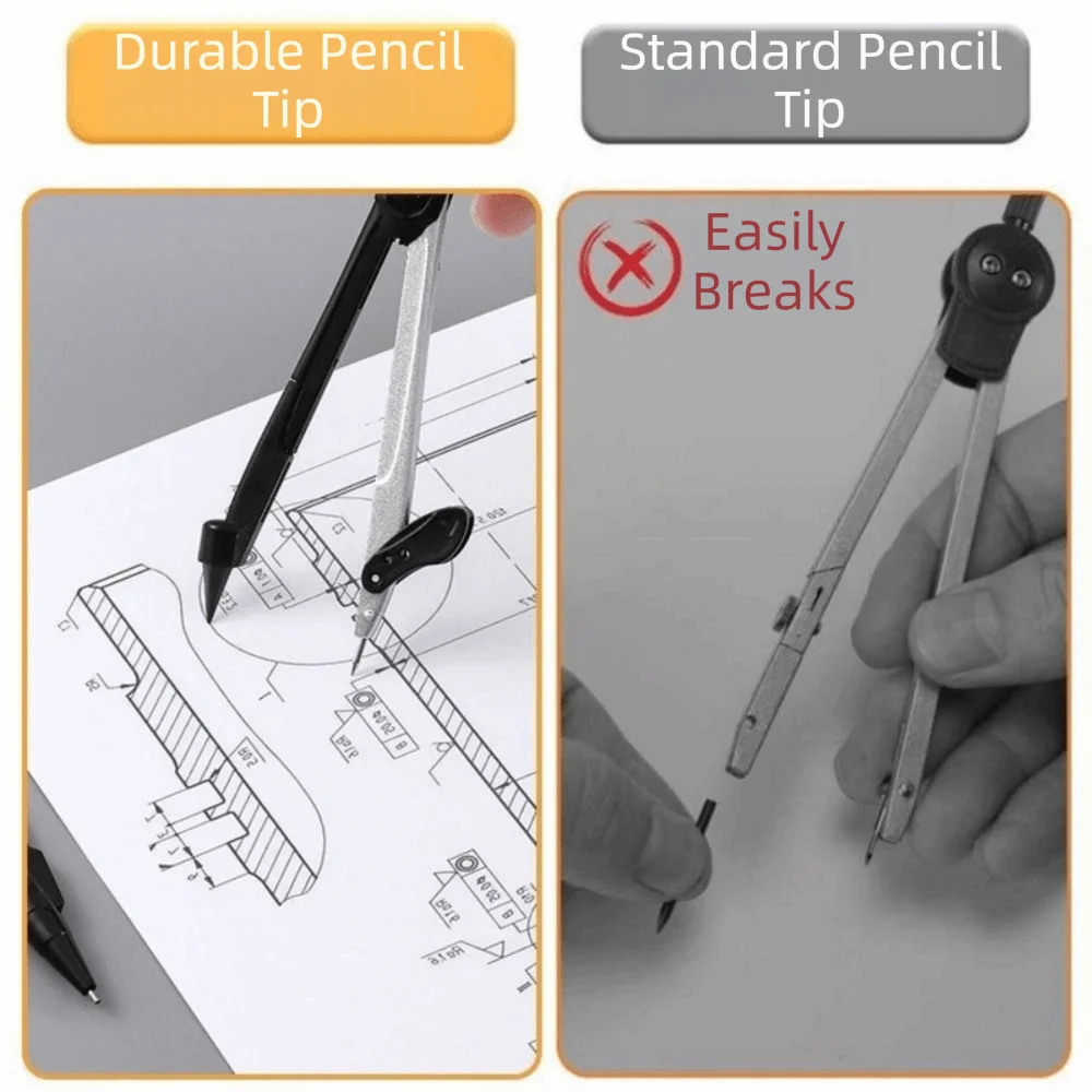 9Pcs/Set Straight Ruler Math Geometry Kit Protractor Compass Transparent Ruler Set Sign Pen Measuring Ruler Drawing Tool Set