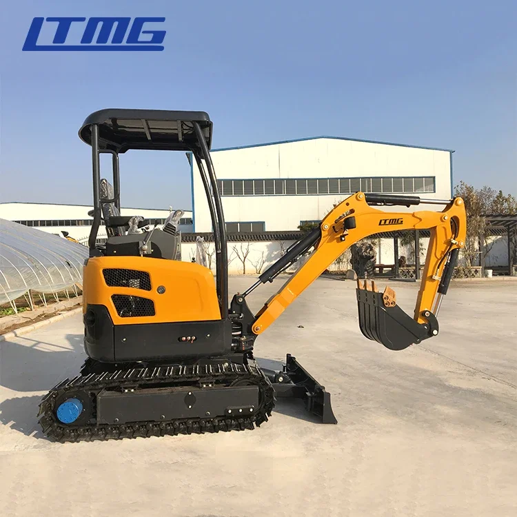 LTMG Construction Crawler Mini Excavator Towable Backhoe Hydraulic Micro Digger Hammer Mini 1.8 Ton Excavator