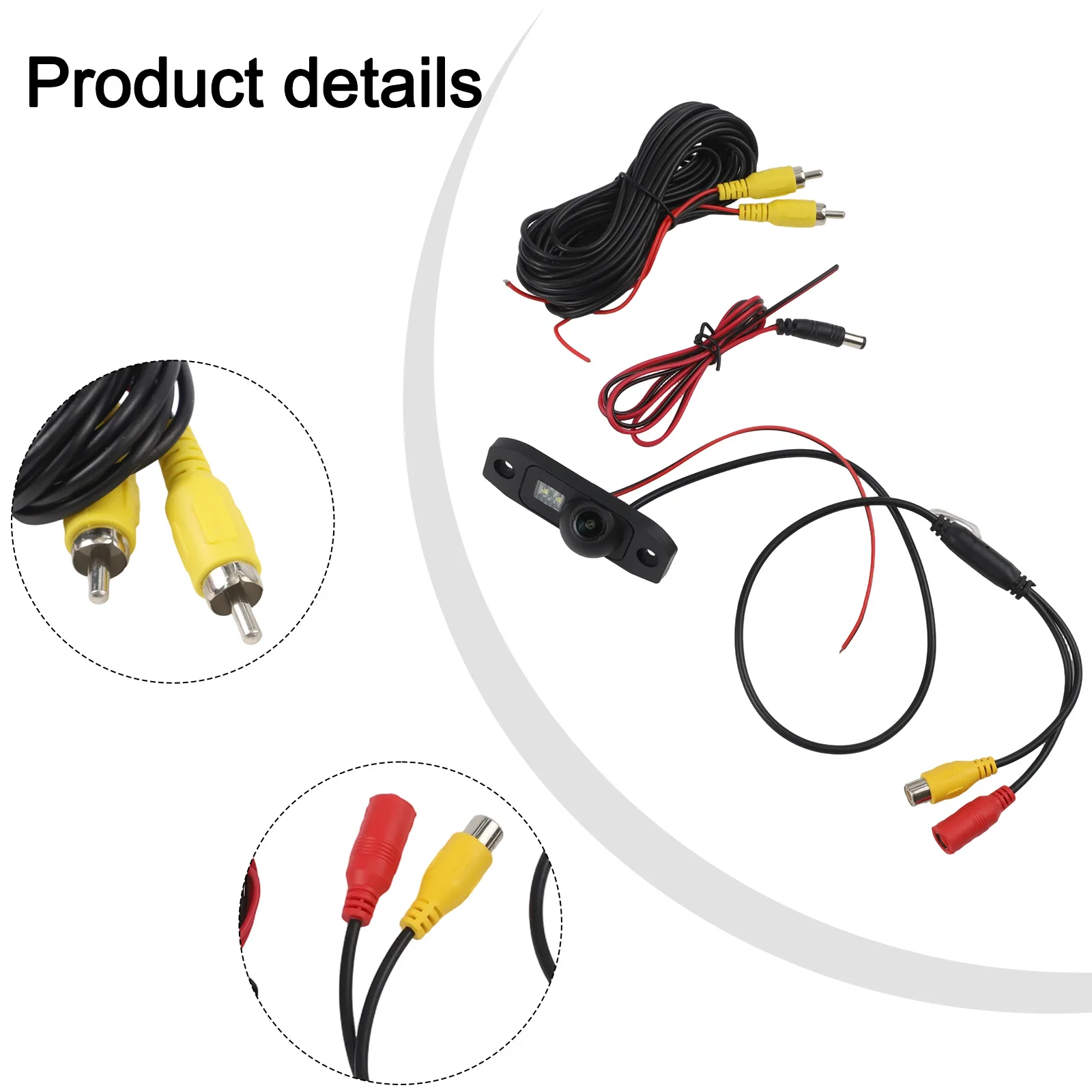 

Камера заднего вида для Volvo XC60 2009-2020, XC90 2002-2020, S80 2007-2020, автомобильная камера заднего вида с разрешением 720x480 пикселей