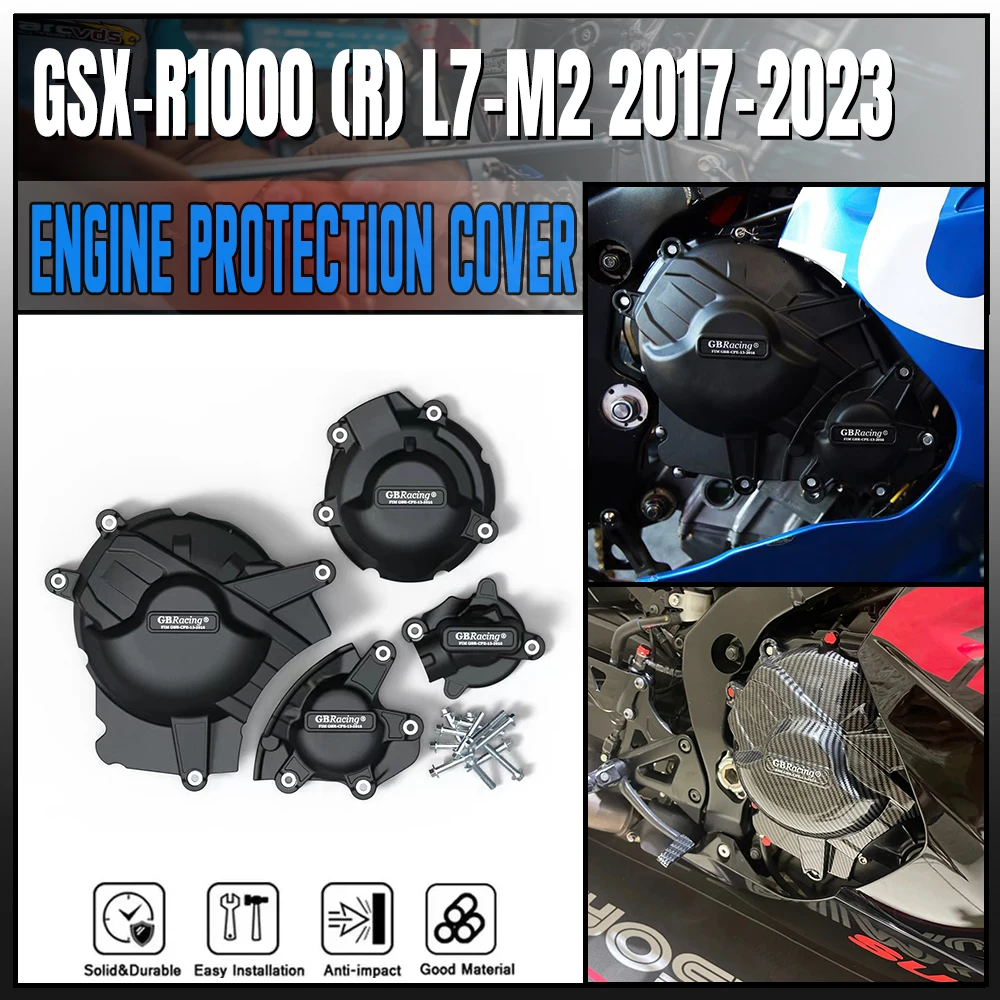 

For Suzuki GSXR1000 GSX-R1000 GSXR1000R L7-M2 2017 2018 2019 2020 2021 2022 2023 Motorcycles GBR acing Engine Protective Cover