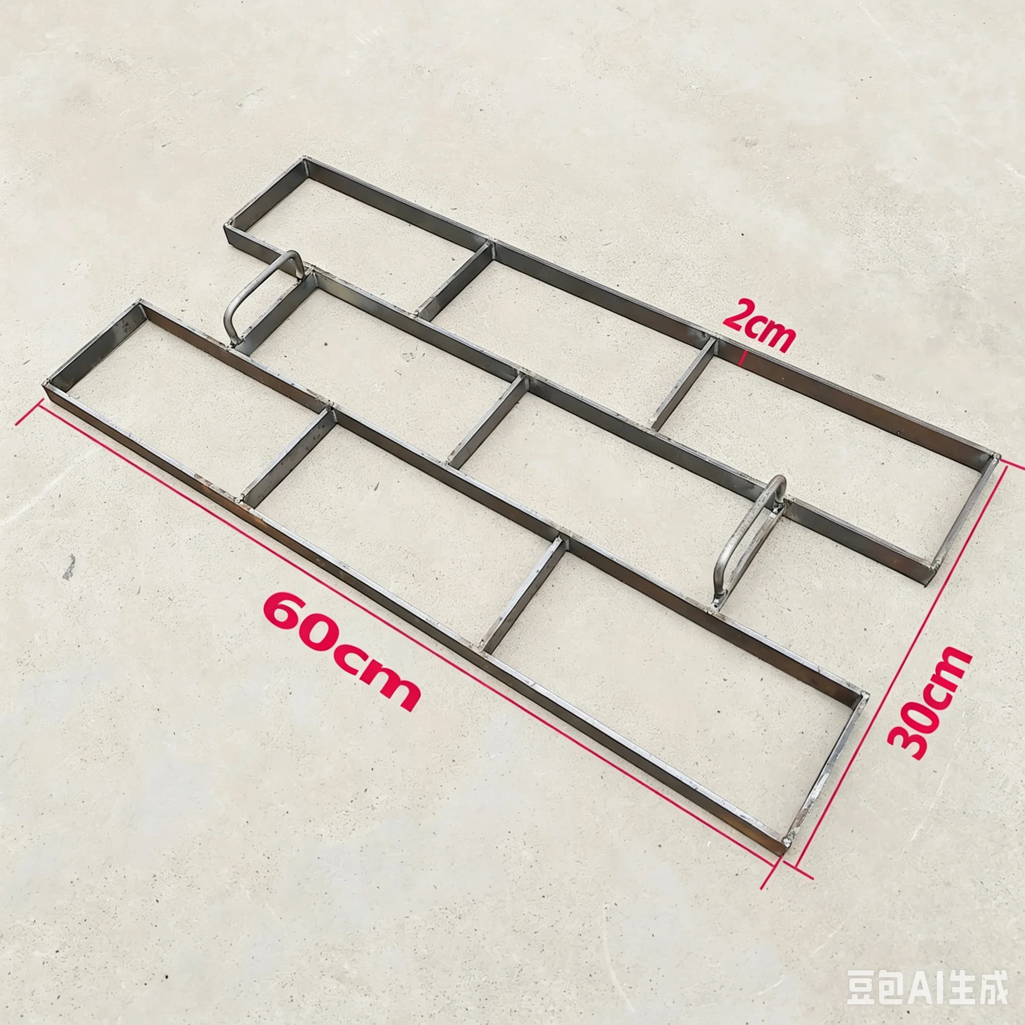 Steel Concrete Stamping Mold Antique Texture Cement Paving Stamp Anti-slip Floor Mould For Road Construction Garden Patio Walkwa image 3