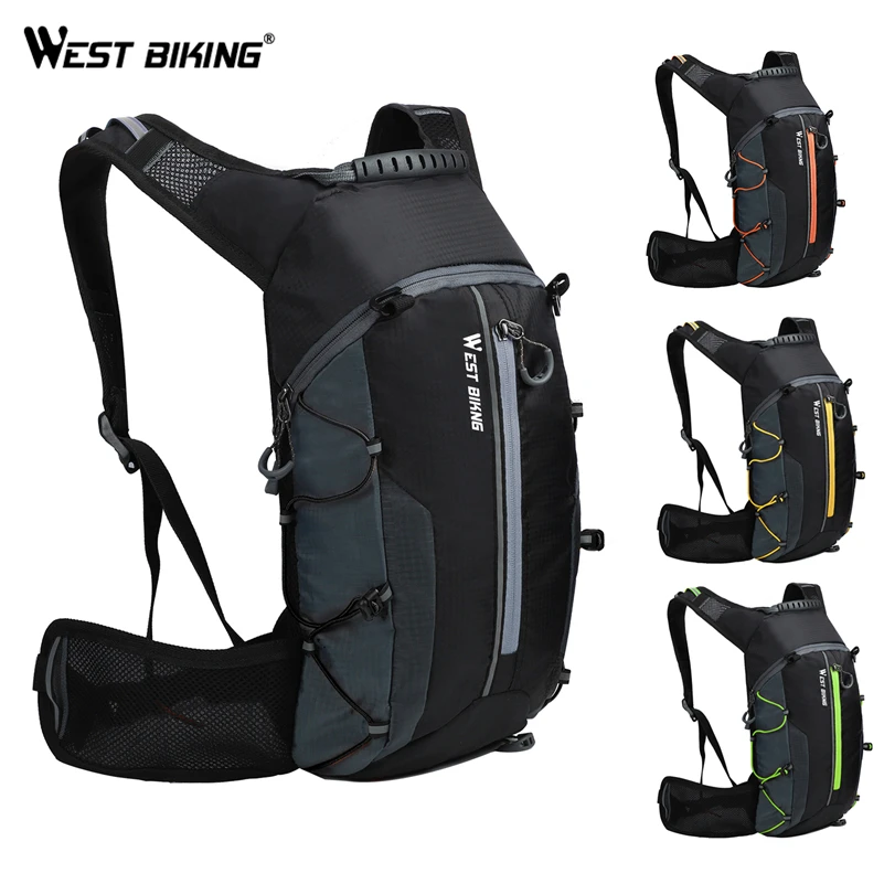 WEST BIKING Ultralight Cycling Backpack 10L/16L Waterproof Breathable Bike Bag Outdoor Sport Climbing Fishing Hydration Backpack