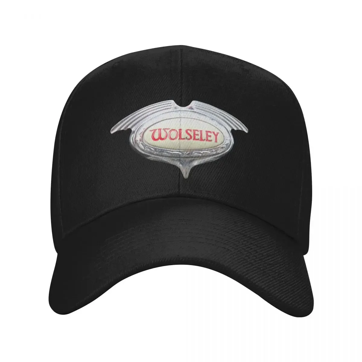 

Wolseley 1960s British classic car badge photo Baseball Cap Gentleman Hat tactical cap Designer Hat Caps Male Women's