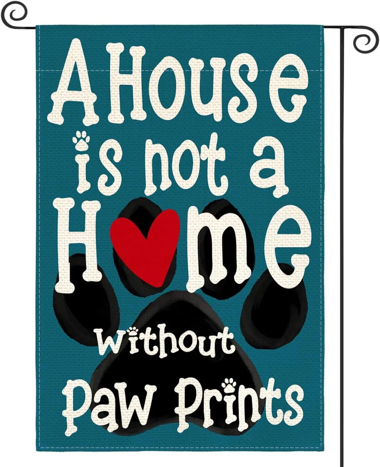 AVOIN colorlife Pet Lover Welcome Garden Flag 12x18 Inch Outside | Double Sided, Weather & Fade Resistant, Yard Outdoor  llp