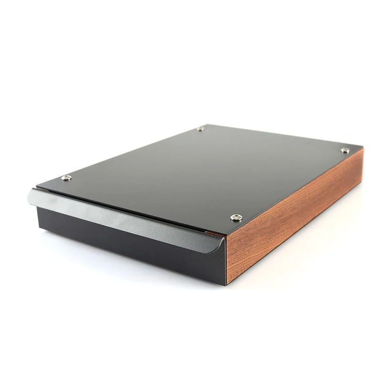 Coffee Knock Box Wood Stainless Steel Espresso Grounds Residue  Slag not Splash  Grounds Container  Accessorie
