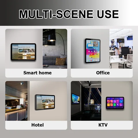 Zilvex POE Power Magnetiskt Väggfäste med Laddningsfodral för iPad Pro Mini Air 12.9 11 8.3 tum 18W Snabbladdning Stark 10 best sales iPad väggfäste med strömförsörjning - №2