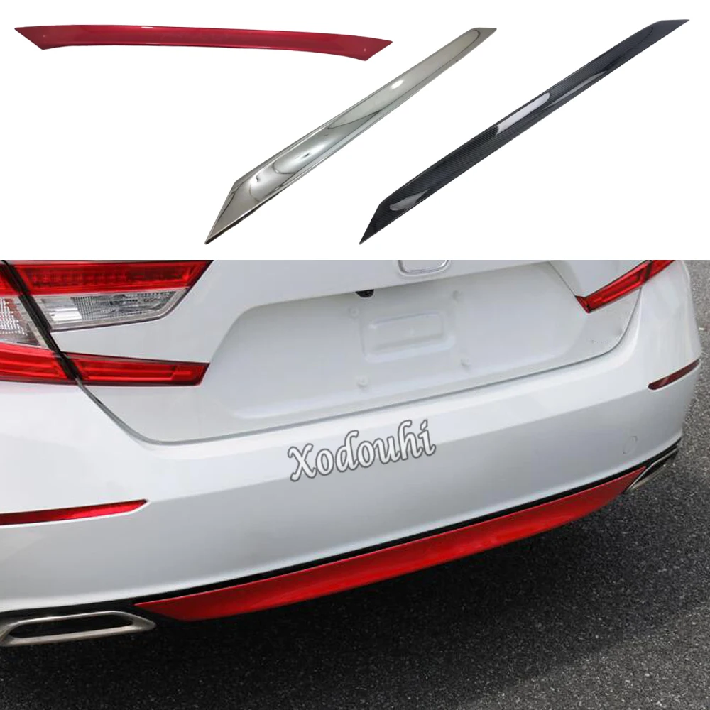 

Car Styling Body Cover Protection Bumper Trim Rear Back Tail Bottom Stick For Honda Accord 10th 2018 2019 2020 2021 2022 2023