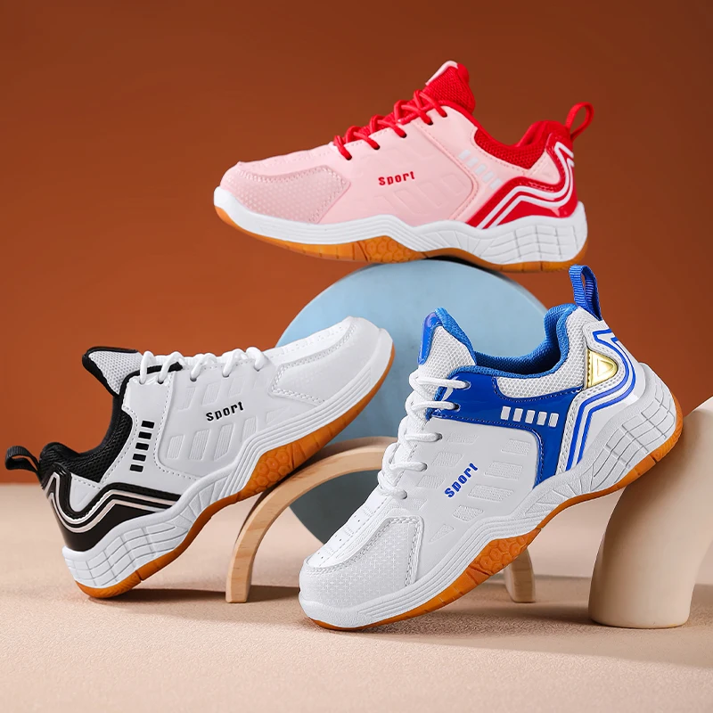 

New Kids Sneakers Casual Sports Shoes for Children PU Leather Golf Shoes Breathable Anti-slippery Tennis Trainers for Boys Girls