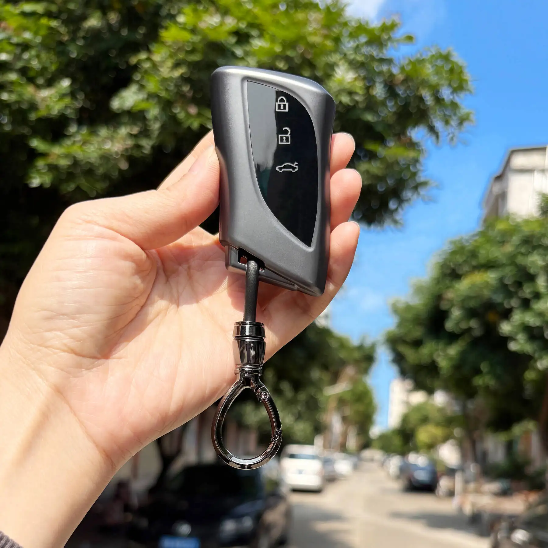 Car Smart Remote Key Case Cover For Lexus NX ES UX US RC LX GX IS GS RX 200 250h 350 LS 450h 460h 260h 300h UX200 ES350 Keychain