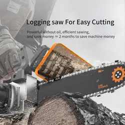 Brushless Electric Chainsaw 10/12/16 Inch Chain saw Woodworking Pruning ChainSaw Handheld Garden Logging Power Tool For Makita