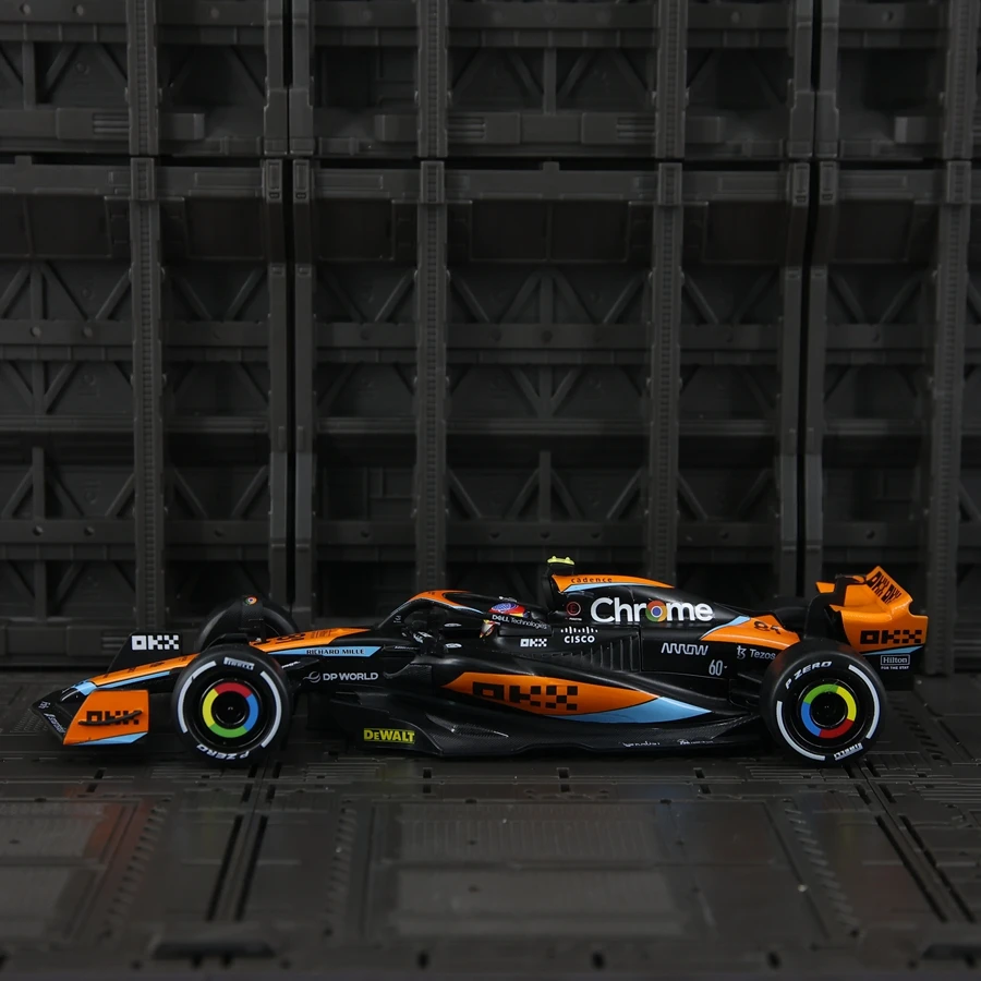 CCA 1:24 simulation McLaren MCL60 F1 Alloy Model static car ornament collection rich in details, finely crafted