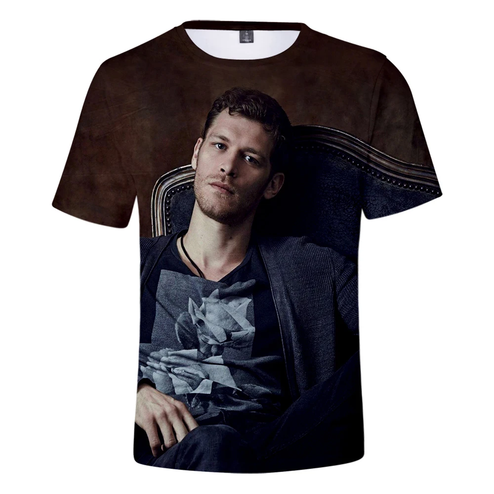 TV Series The Vampire Diaries Niklaus Mikaelson T-shirt Men/Women Summer Casual T Shirt Short Sleeve Clothes