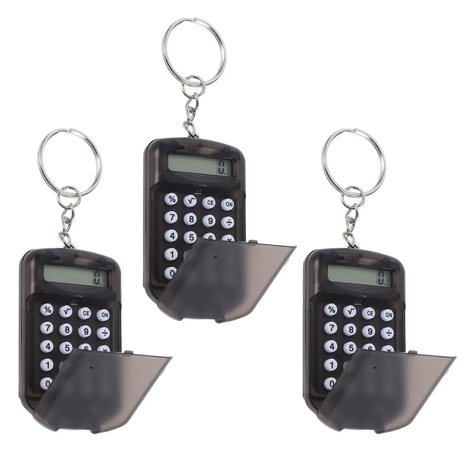 

3Pcs Mini Calculator Keychain Portable Pocket Electronic Calculator Portable for Students and Office Workers Ideal for Various U