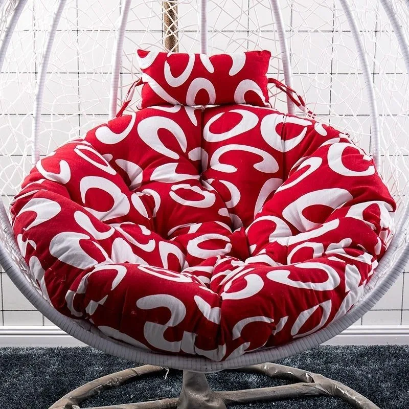 New Swing Hanging Basket Seat Cushion Soft Egg Chair Pad for Garden Indoor Outdoor Balcony Rocking Chair Silla Cushion(No Chair)