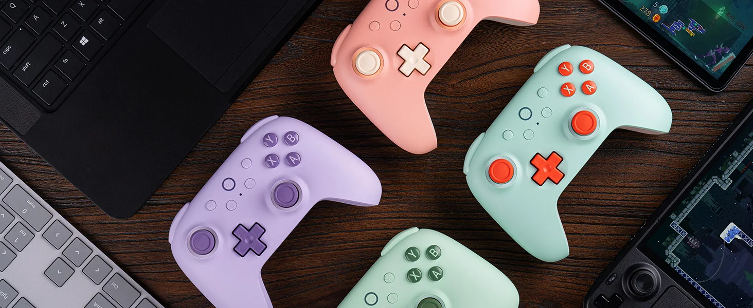 8BitDo Transparent Black Ultimate 2C 2.4G Wireless Gamepad Gaming Controller für Windows, Android, Hall-Effekt Windows 10 – Detail 16