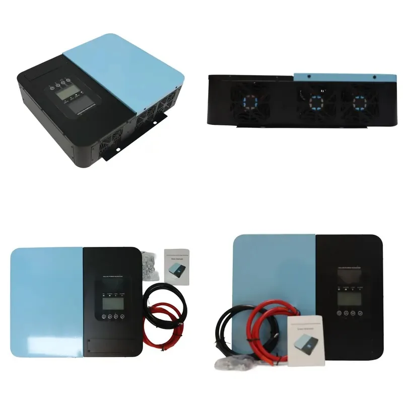 for Off-grid Solar Inverter 5000W Pure Sine Wave 12V-96V to 110V 220V with 60A MPPT Controller Series Parallel