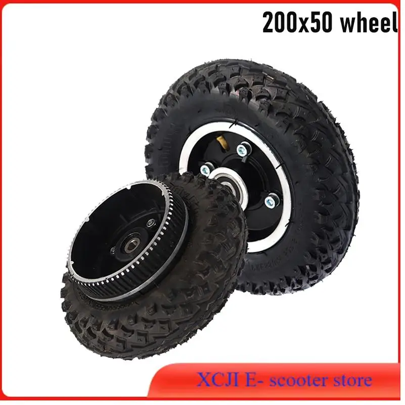 

8-Inch inner and outer tires 200x50 front tires, alloy rims 200 * 50 inflated, for electric scooter parts