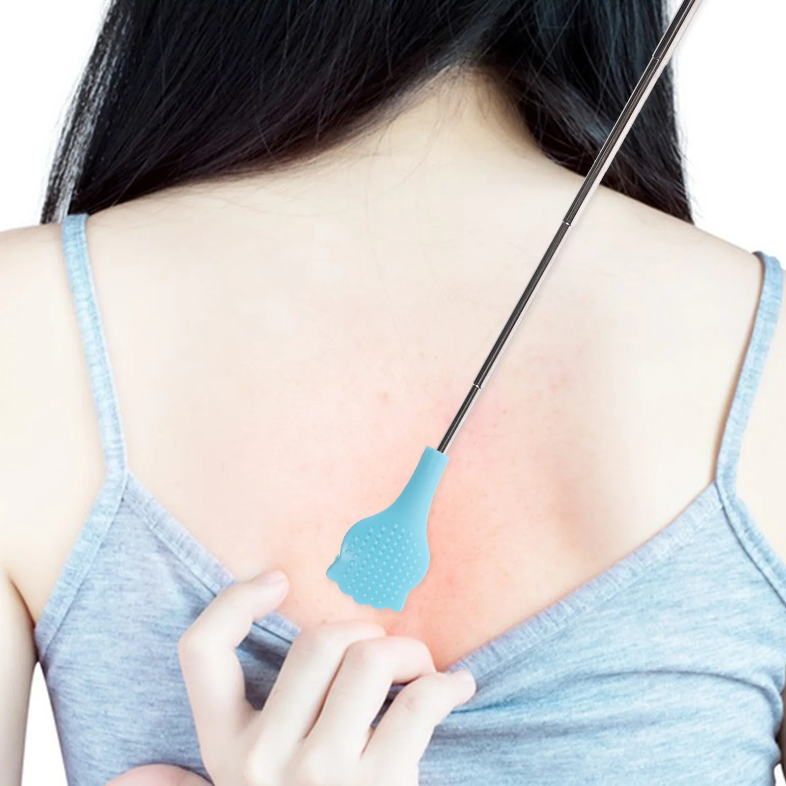 خدش الظهر مخلب القط دائم الفولاذ المقاوم للصدأ PP مقبض طويل تخفيف الحكة مريحة الجسم مدلك الظهر هرش