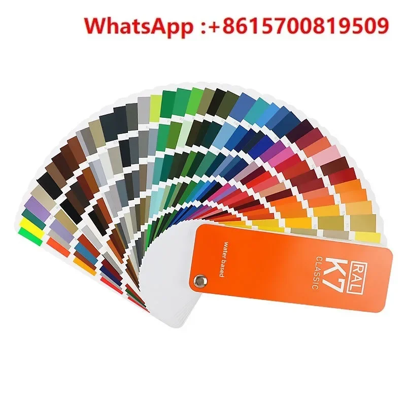 

K7 color card international color card hardware paint coating European standard colorimetric card