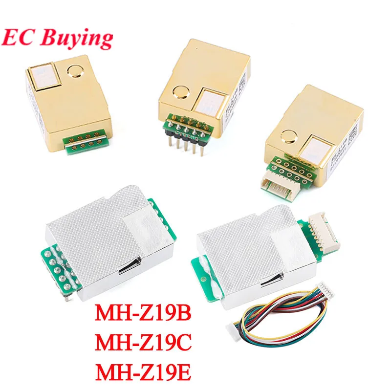 MH-Z19 MH-Z19C MH-Z19B MH-Z19E IR Infrared CO2 Sensor Module Carbon Dioxide Gas NDIR CO2 Monitor 400-5000 0-5000ppm UART PWM