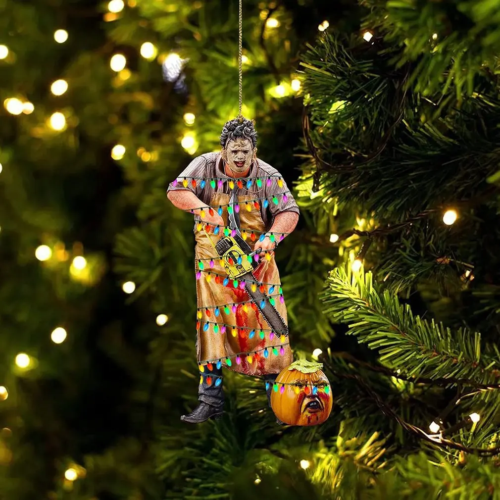 Hanging Ornaments Halloween Characters Acrylic Festive Atmosphere Layout Christmas Tree Decoration Pendant