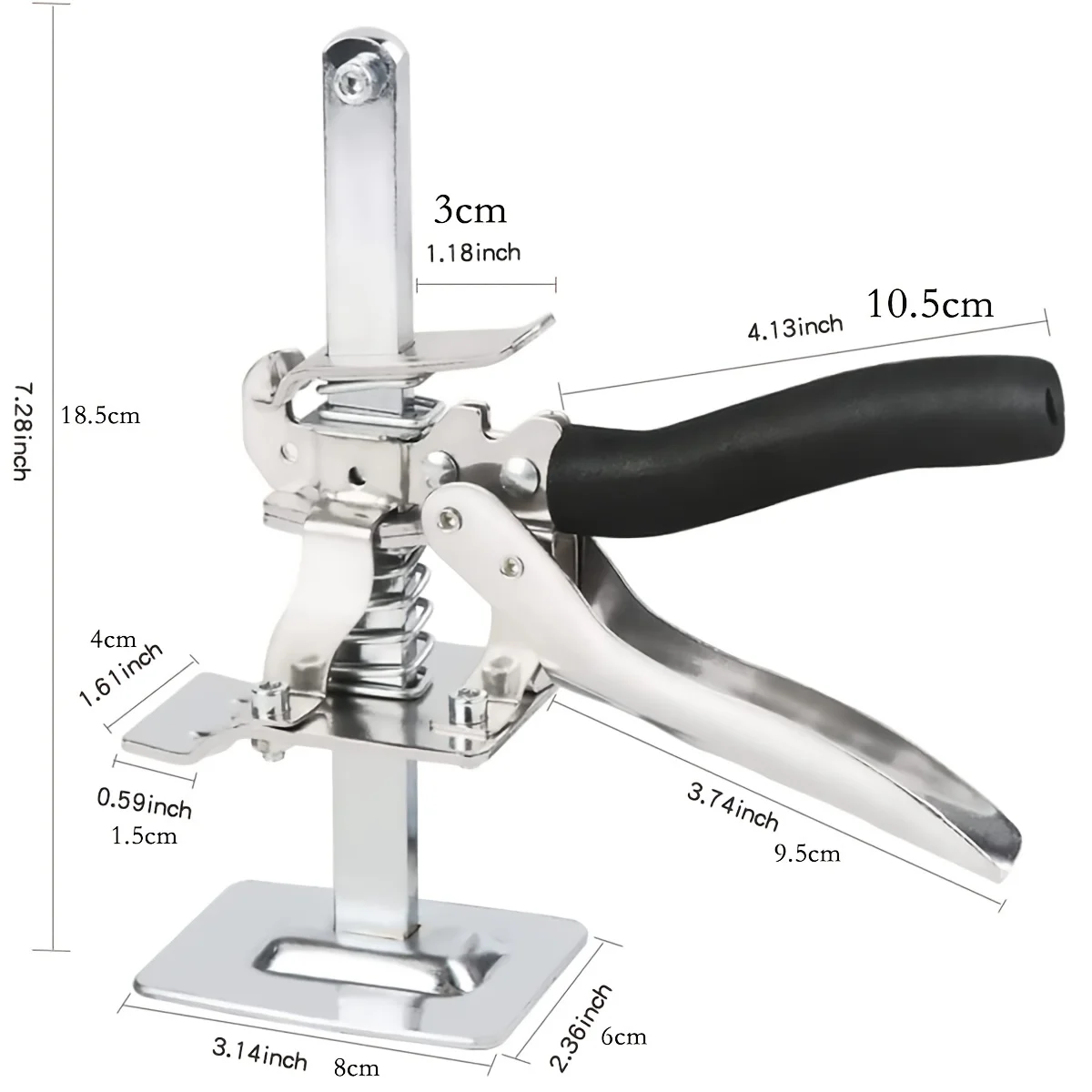 Arm Tool Lift 2PCS Labor Saving Arm,Wall Tile Locator, Multi-Function Height Adjustment Lifting Device,Door Panel Lifting Jack