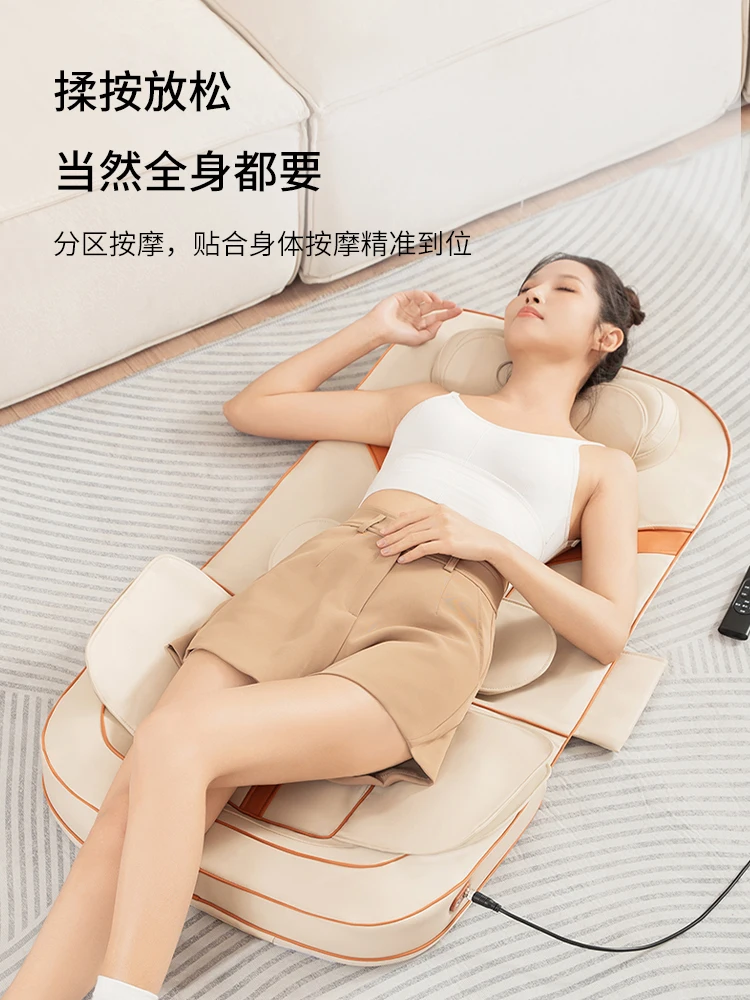 Full-automatic kneading and traction cervical vertebra, waist, back and hip massager with multifunctional