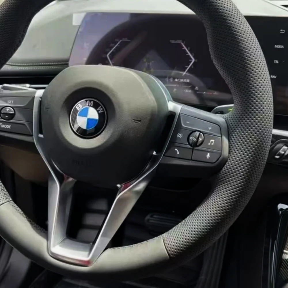 Customization Car Steering Wheel Cover Accessories Hand Sewing Microfiber Leather Non-Slip For BMW M Sport G30 G31 G32 G20 G21