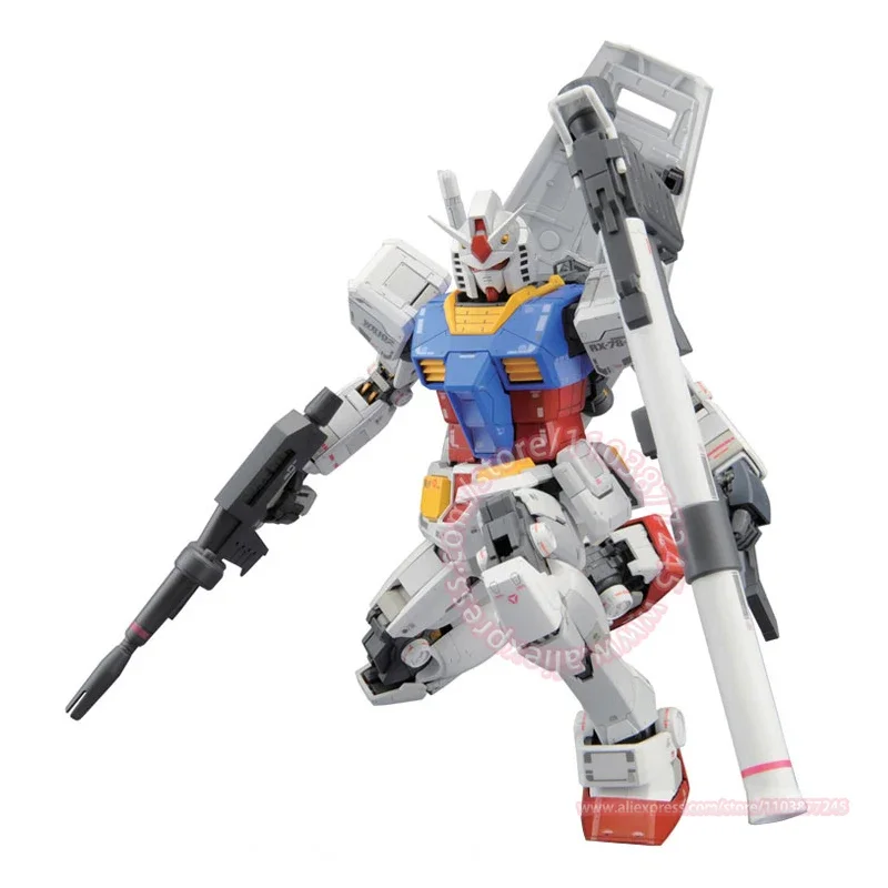 BANDAI MASTER GRADE Ver 3.0 RX-78-2 GUNDAM MG 1/100 Puzzle Assembly Desktop Ornaments Children's Toys Animation Peripherals