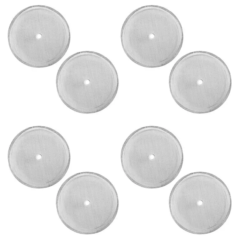 B62B-8 Packs French Press Replacement Filters Mesh Screen Perfect For 34 OZ,8 Cup French Press