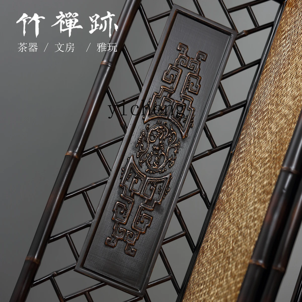 تشيكوسلوفاكيا الكلاسيكية الأحمر الخيزران غرفة المعيشة غرفة الشاي أريكة سرير أثاث زن الكلاسيكي