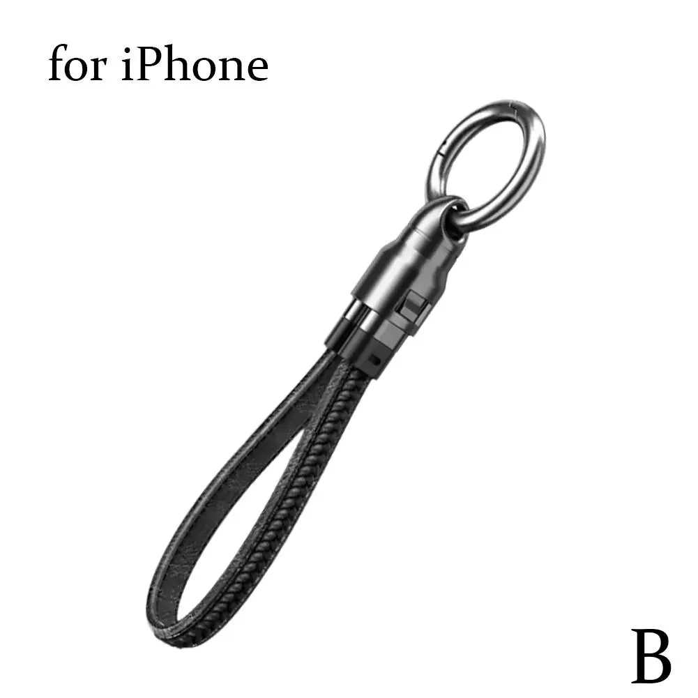 PD 240W USB Data Cable Portable Fast Phone Charge for iphone Type-C To Type-C High Power Fast Charge Cable Key Chain A6T9