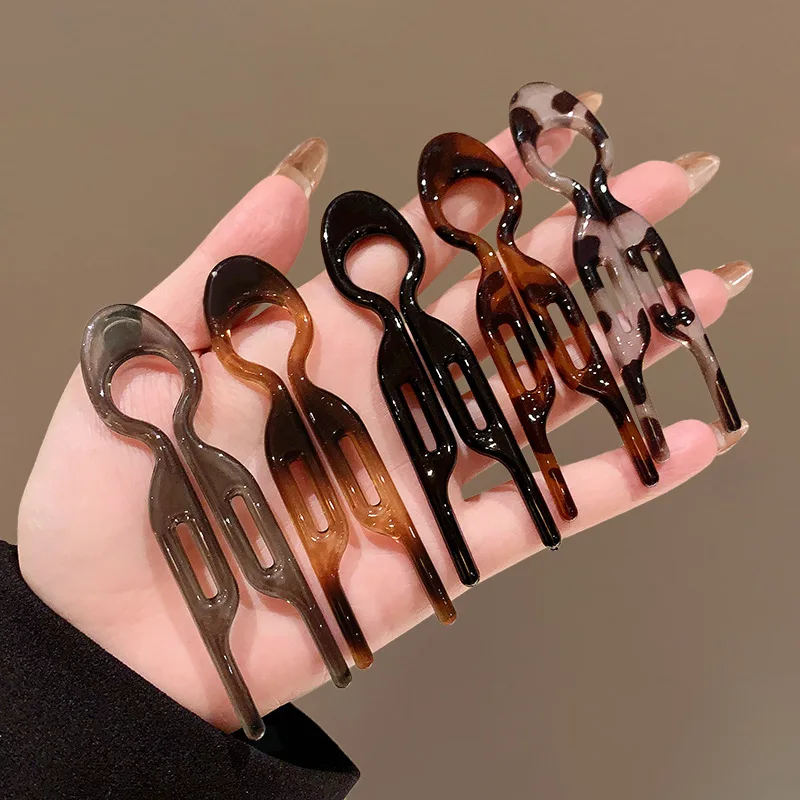 2/3/5Pcs U Förmigen Haar Pin Styling Werkzeug Brötchen Hochsteckfrisur Haar Zubehör Multi Funktionale Hairtool chinesische Haar Stick Zubehör