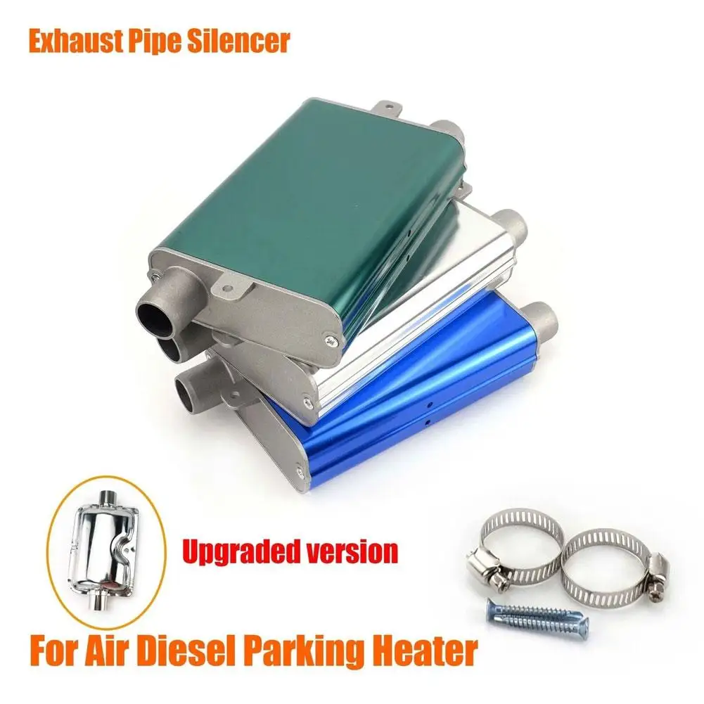 

24mm Parking Heater Muffler Air Heater Aluminum Alloy Muffler Accessories For Car Truck VAN RV Q5V5