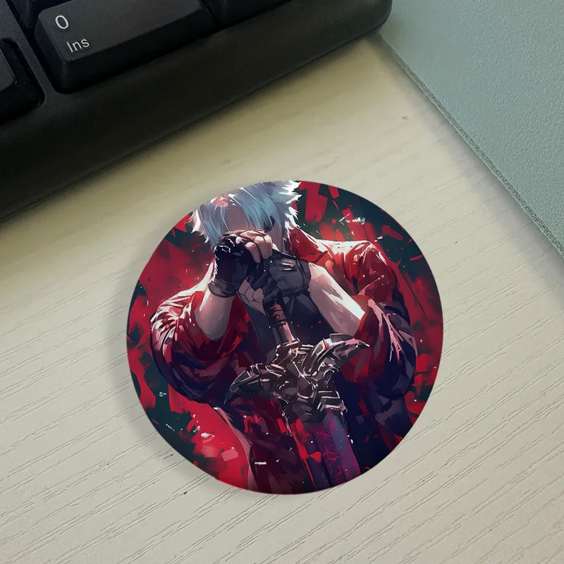 Devil May Cry Tinplate Pin Clothes Creativity Anime Cartoon Metal Lapel Badge Brooches Accessorys on Backpack Brooch Art Gift